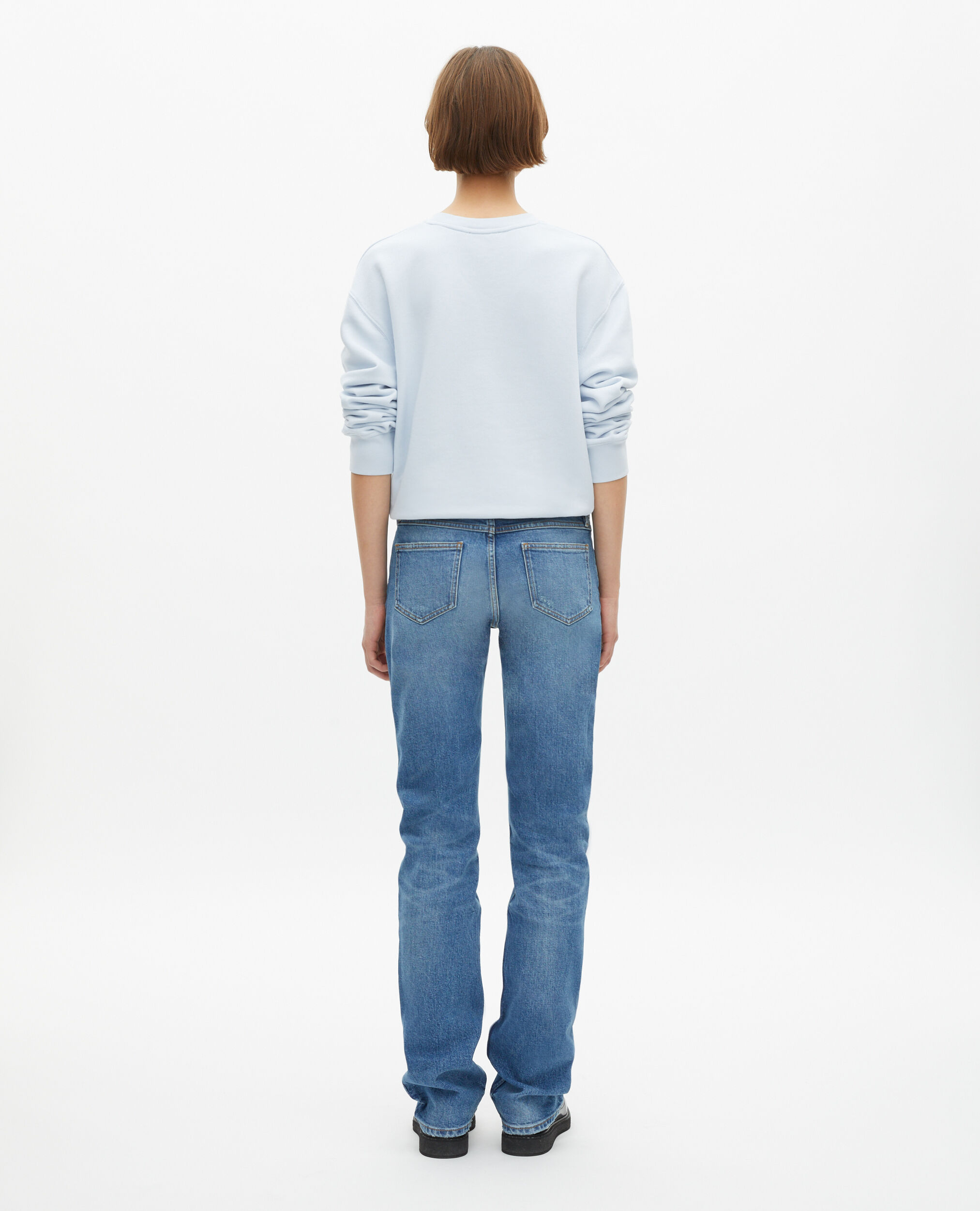 Light blue long slim jeans, BABY BLUE, hi-res image number null