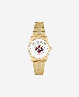 The Kooples MIXED GOLD gold heart - dagger watch