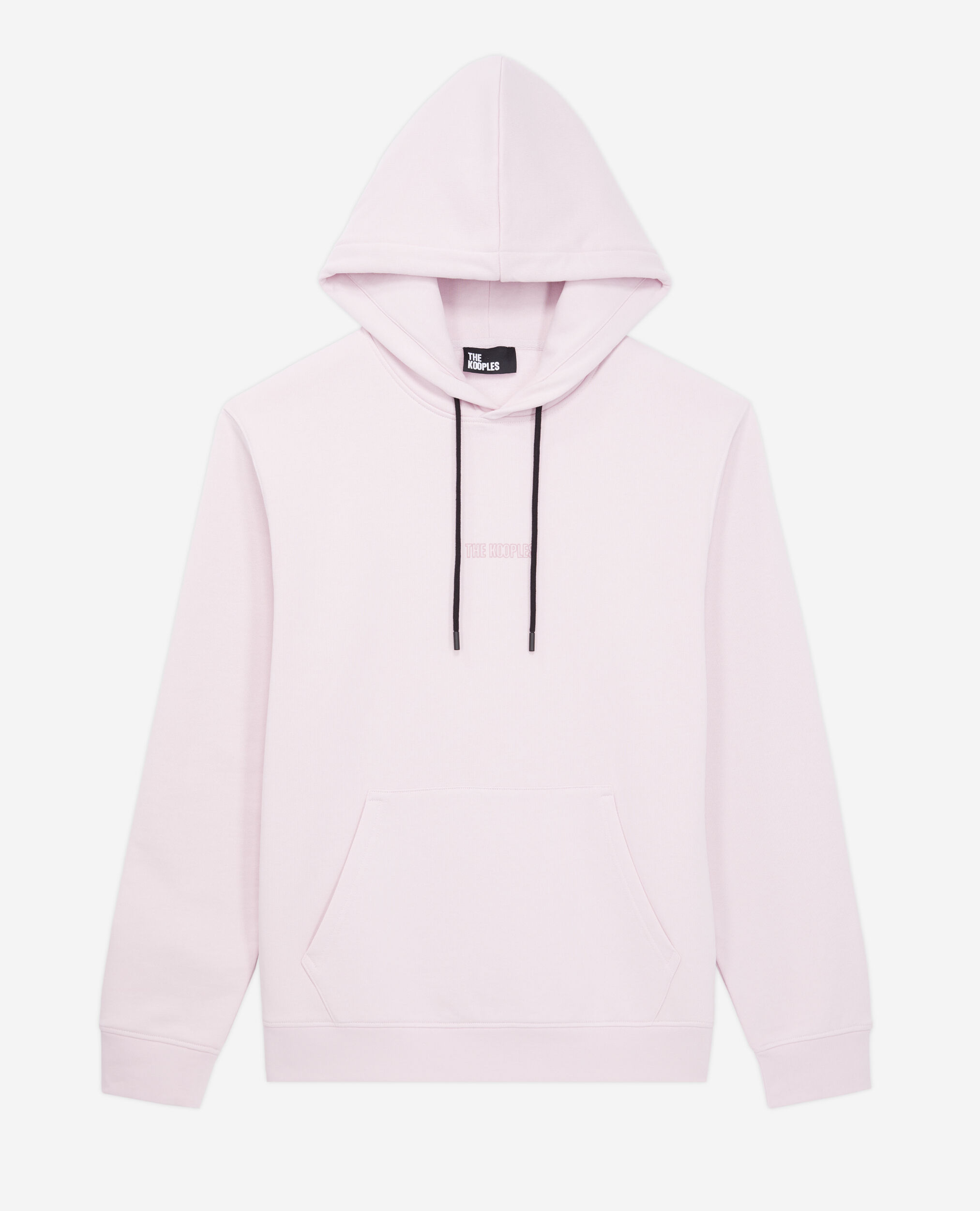 Pink hoodie with logo, season's star piece! Discover of men's ready-to-wear on the website and in store.