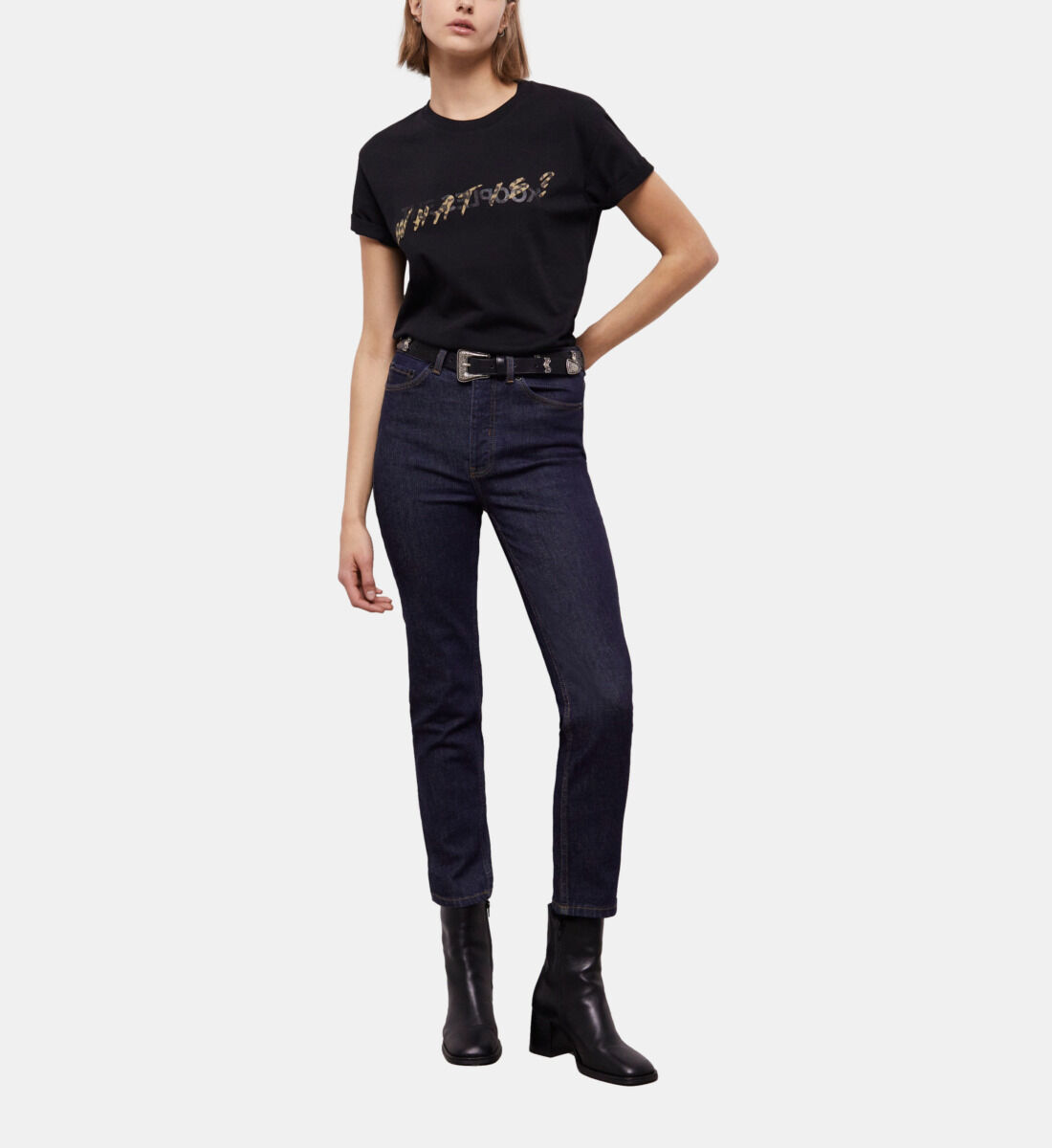 Acne south jeans top