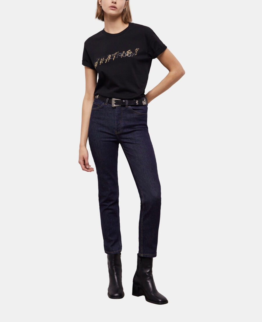 blaue slim-fit-jeans