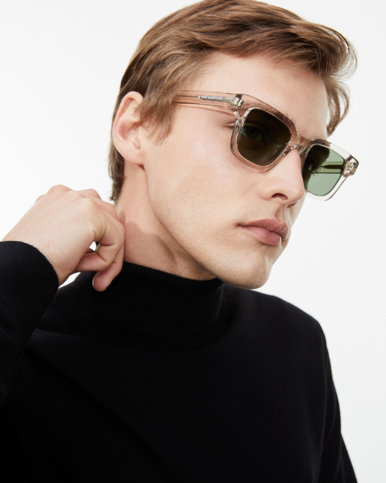 The Kooples WOMEN GREY transparent gray sunglasses