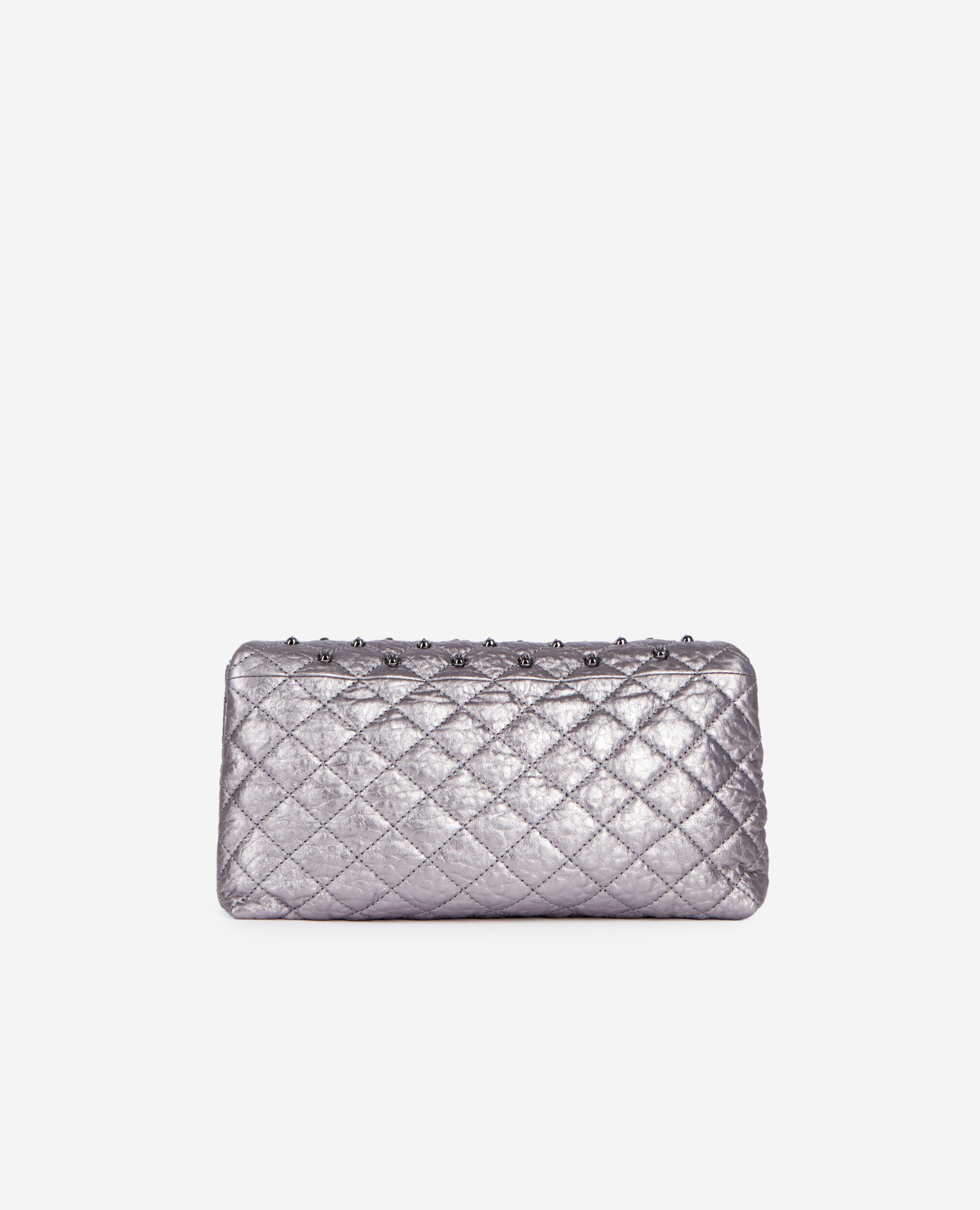 Gunmetal grey clutch bag shop