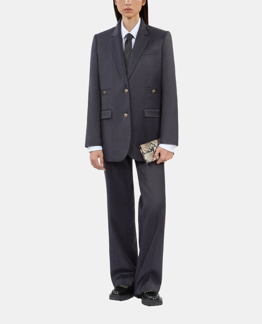 The Kooples F NAVY navy blue suit jacket