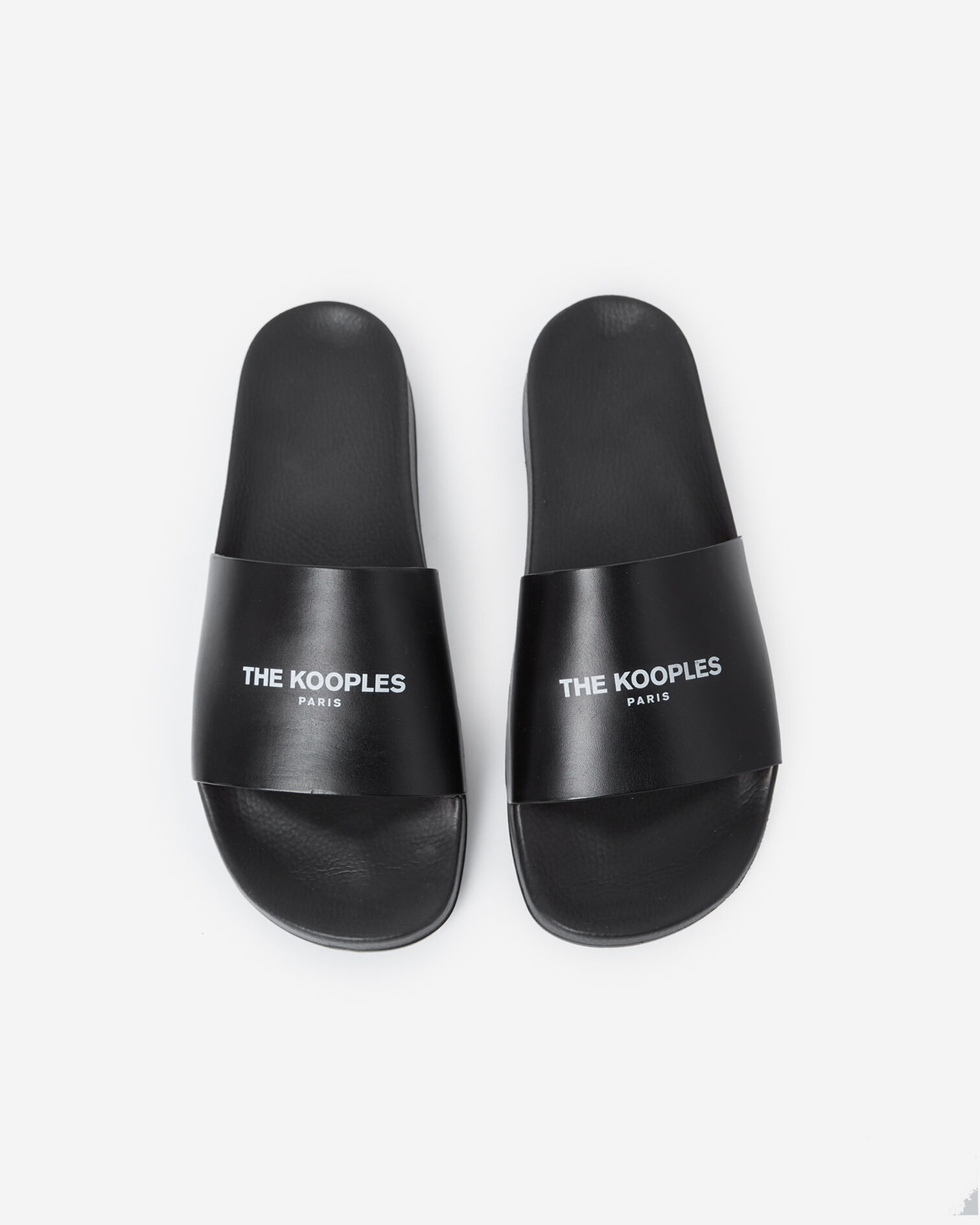 Chanclas de piscina negras con logotipo, BLACK, hi-res image number null
