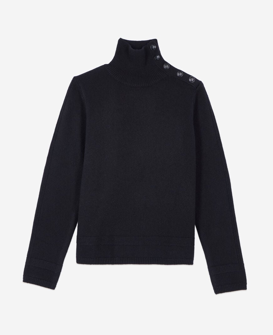 The Kooples MUJER BLACK suéter de lana negro