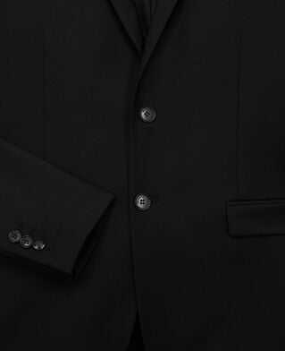 The Kooples H BLACK black wool slim fit suit jacket