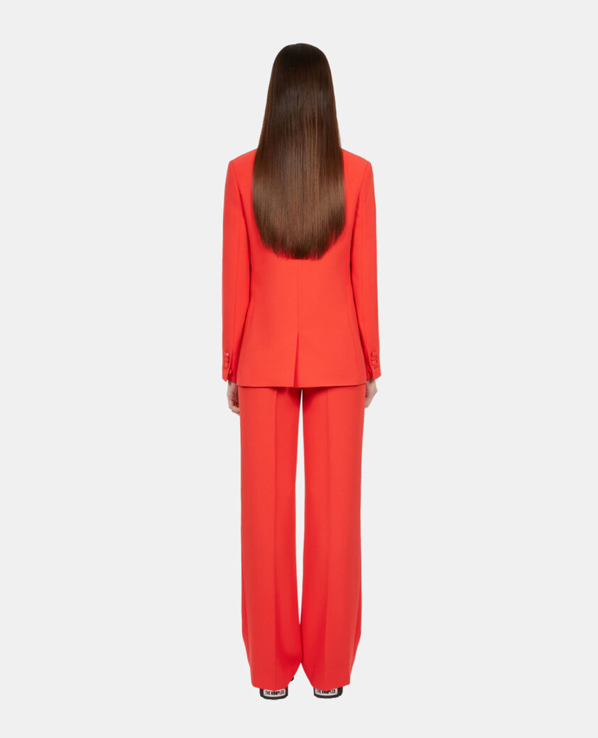 The Kooples WOMEN RED red crepe suit jacket