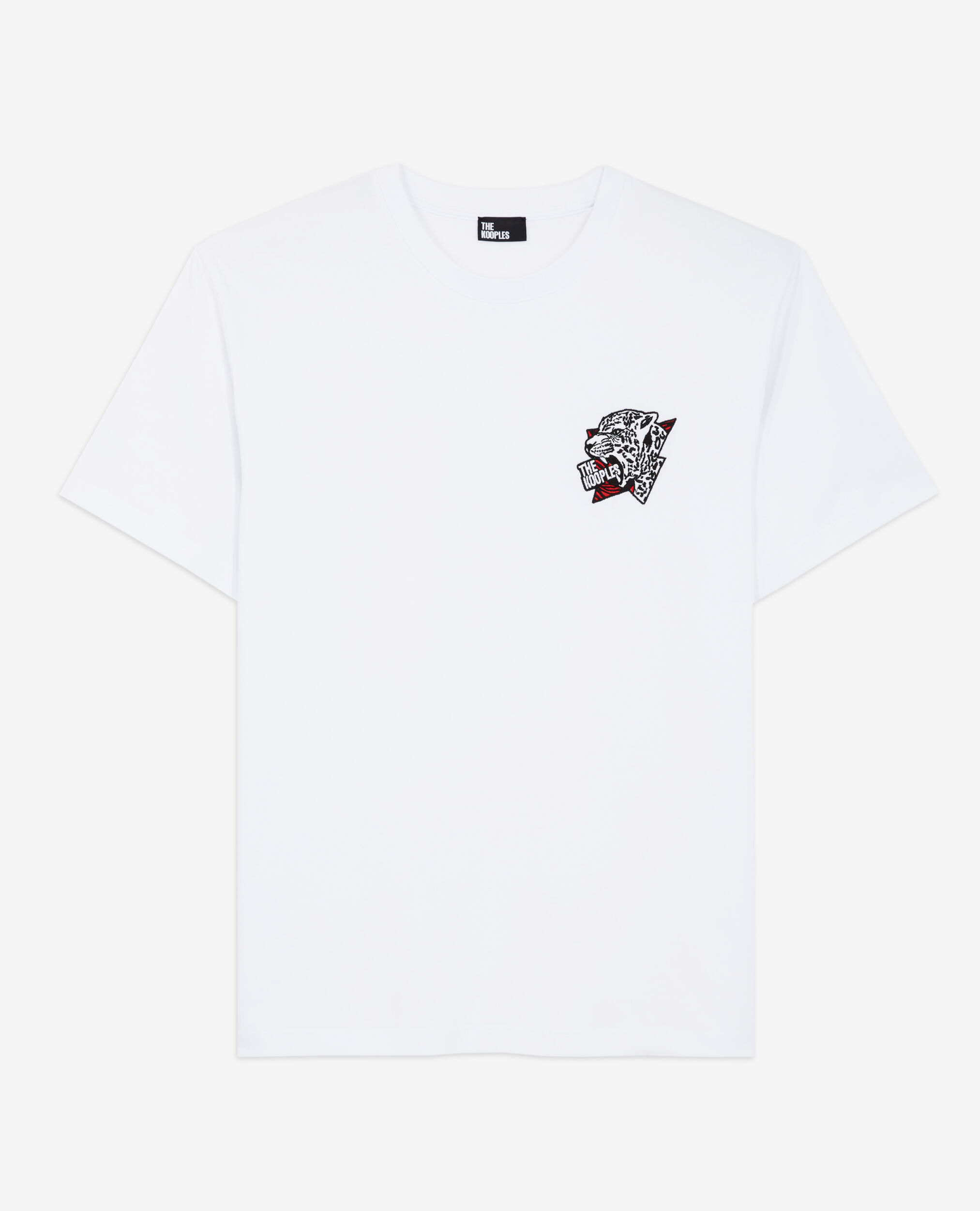 Camiseta serigrafiada blanca para hombre, WHITE, hi-res image number null
