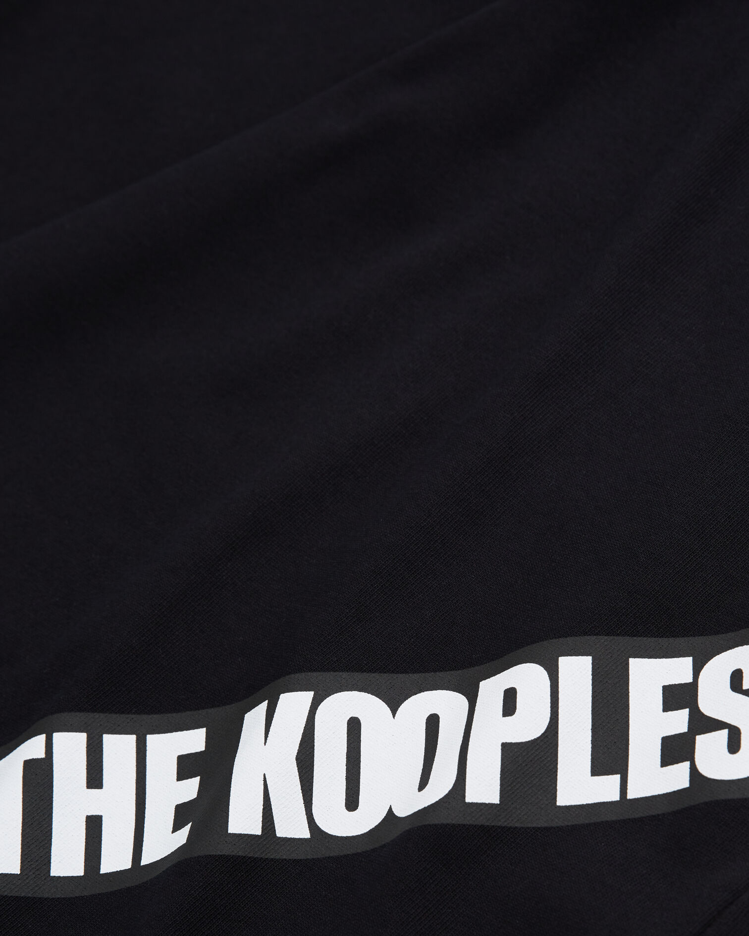 Camiseta negra Tape logotipo para hombre, BLACK, hi-res image number null