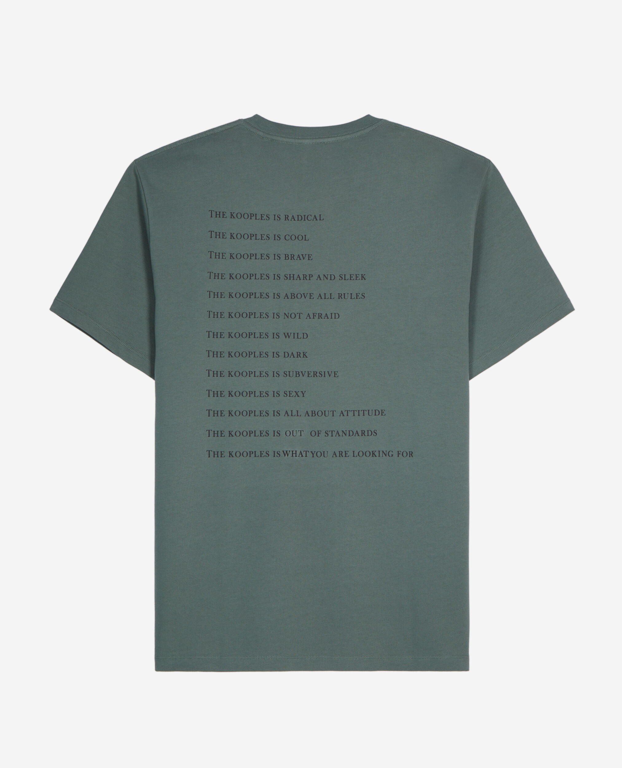 Grünes T-Shirt „What is“ für Herren, FOREST, hi-res image number null
