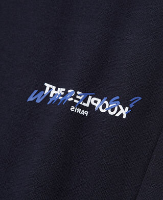 The Kooples MEN NAVY navy jogging suit with print what is