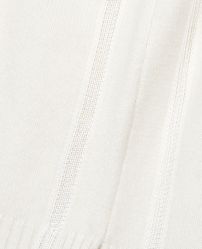 The Kooples MUJER ECRU jersey cachemira blanco crudo