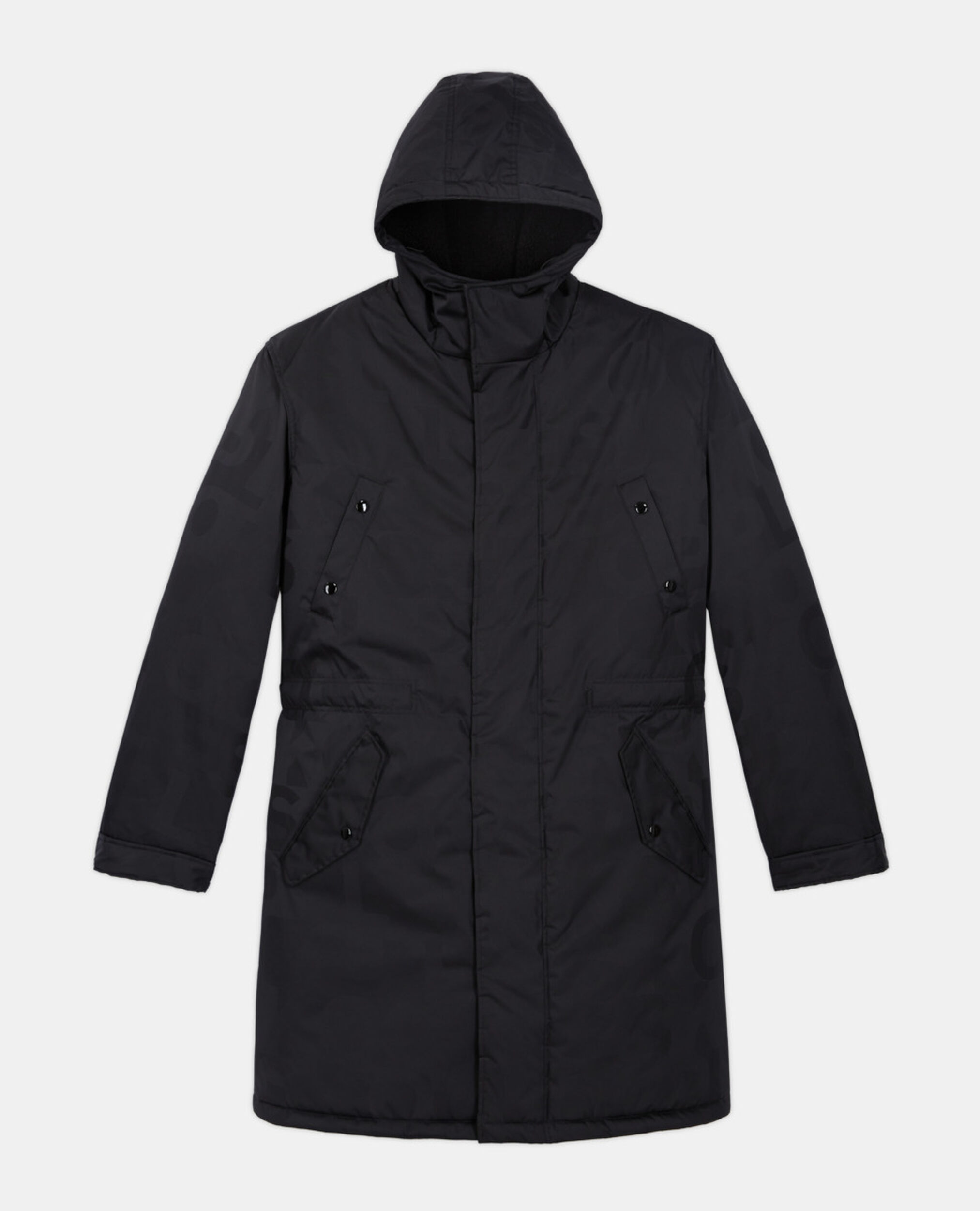 The Kooples logo parka, BLACK, hi-res image number null