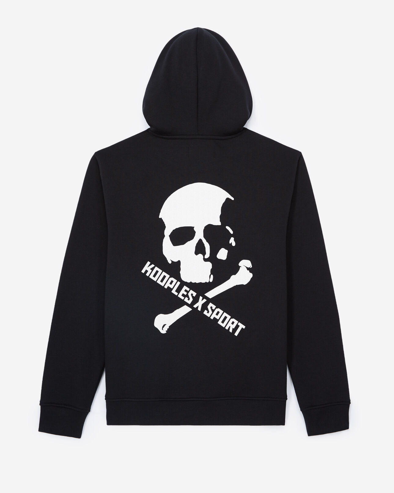 The Kooples HOMME BLACK sweat noir motif tête de mort reliefé
