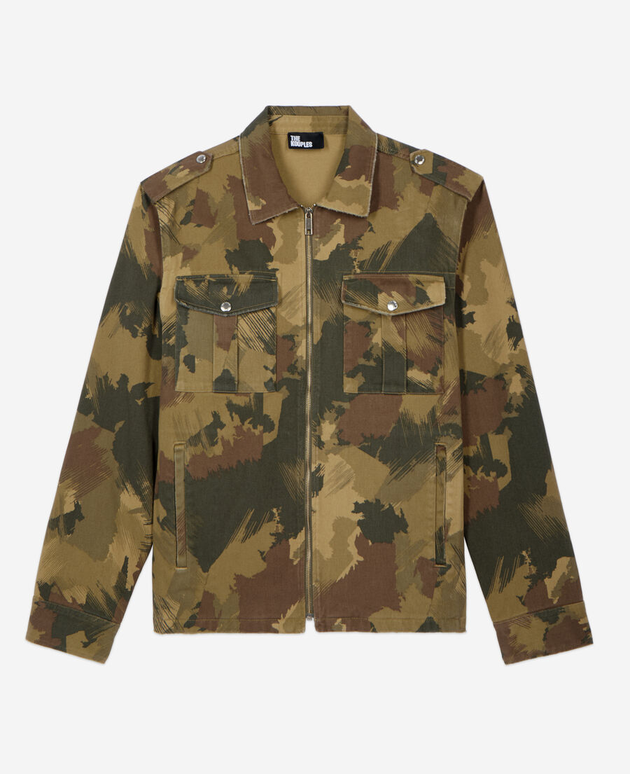 blouson in camouflage