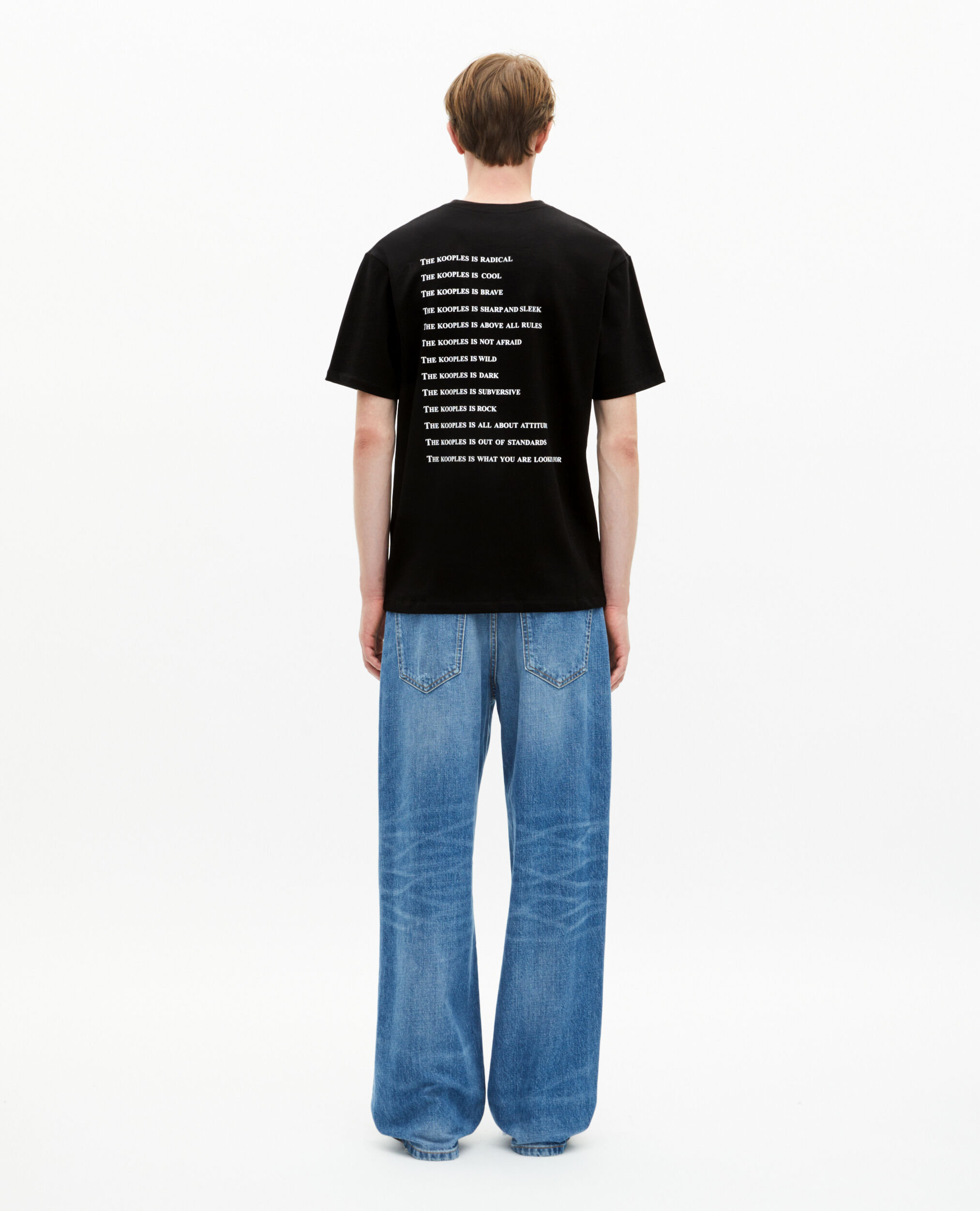 T-shirt What is à strass noir, BLACK, hi-res image number null