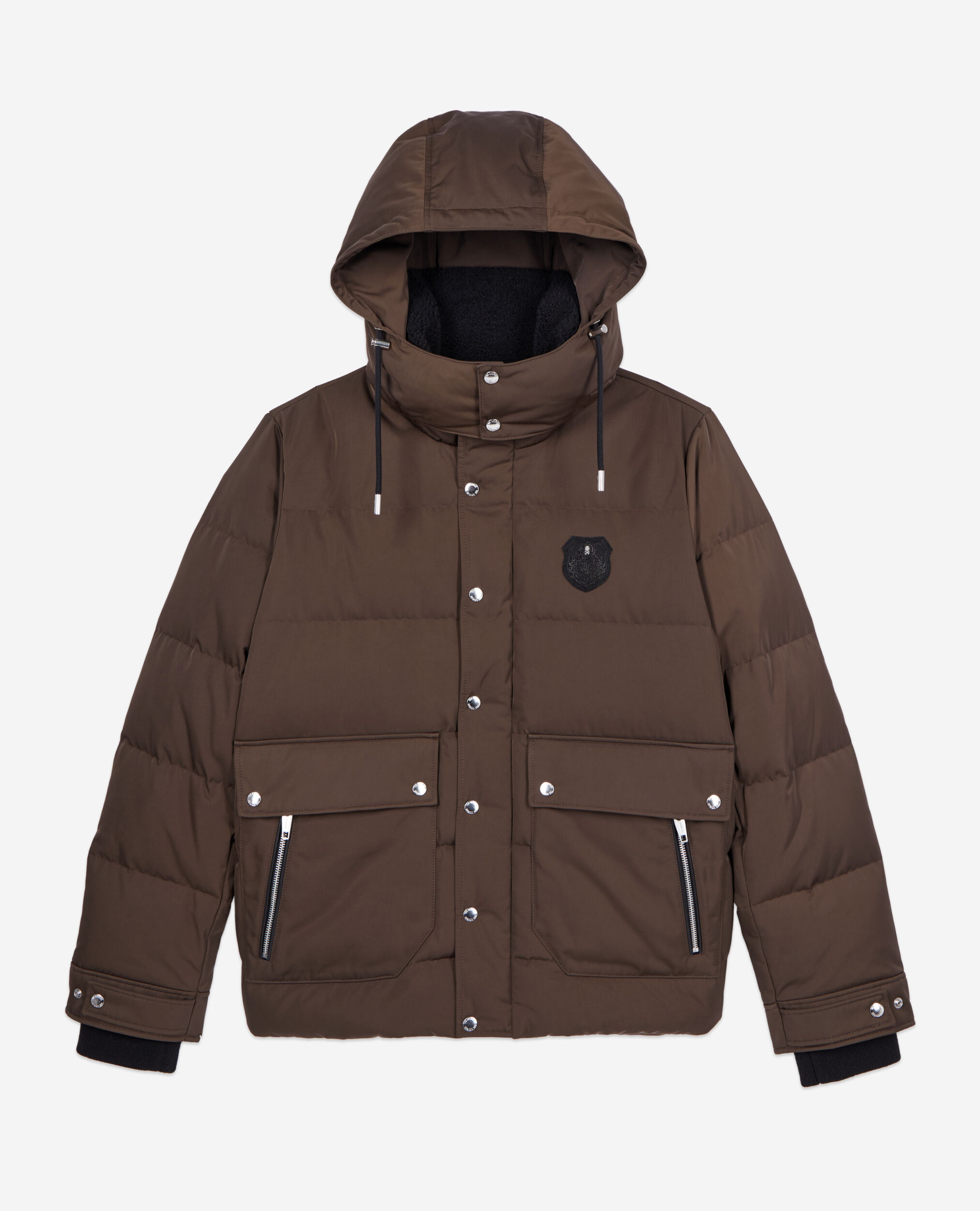 Brown Blazon down jacket, BROWN, hi-res image number null