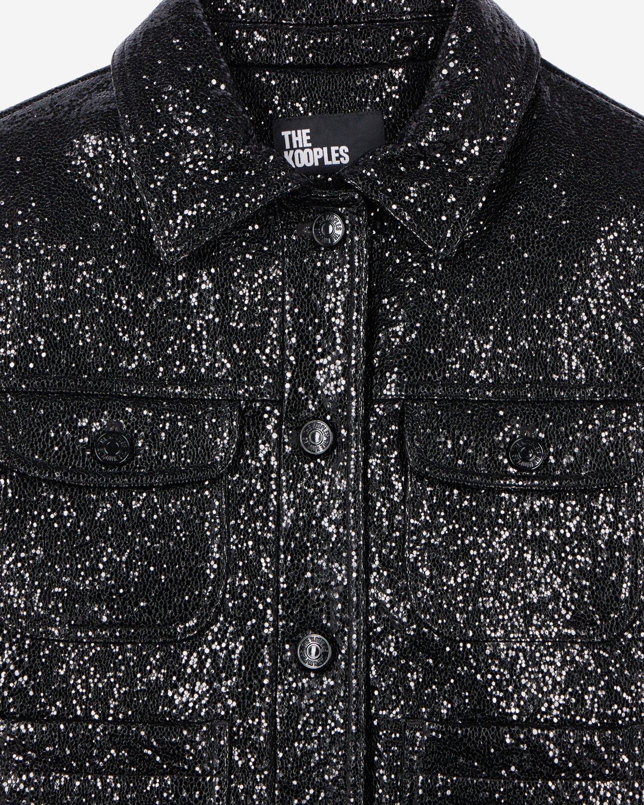 The Kooples WOMEN BLACK black short jacket
