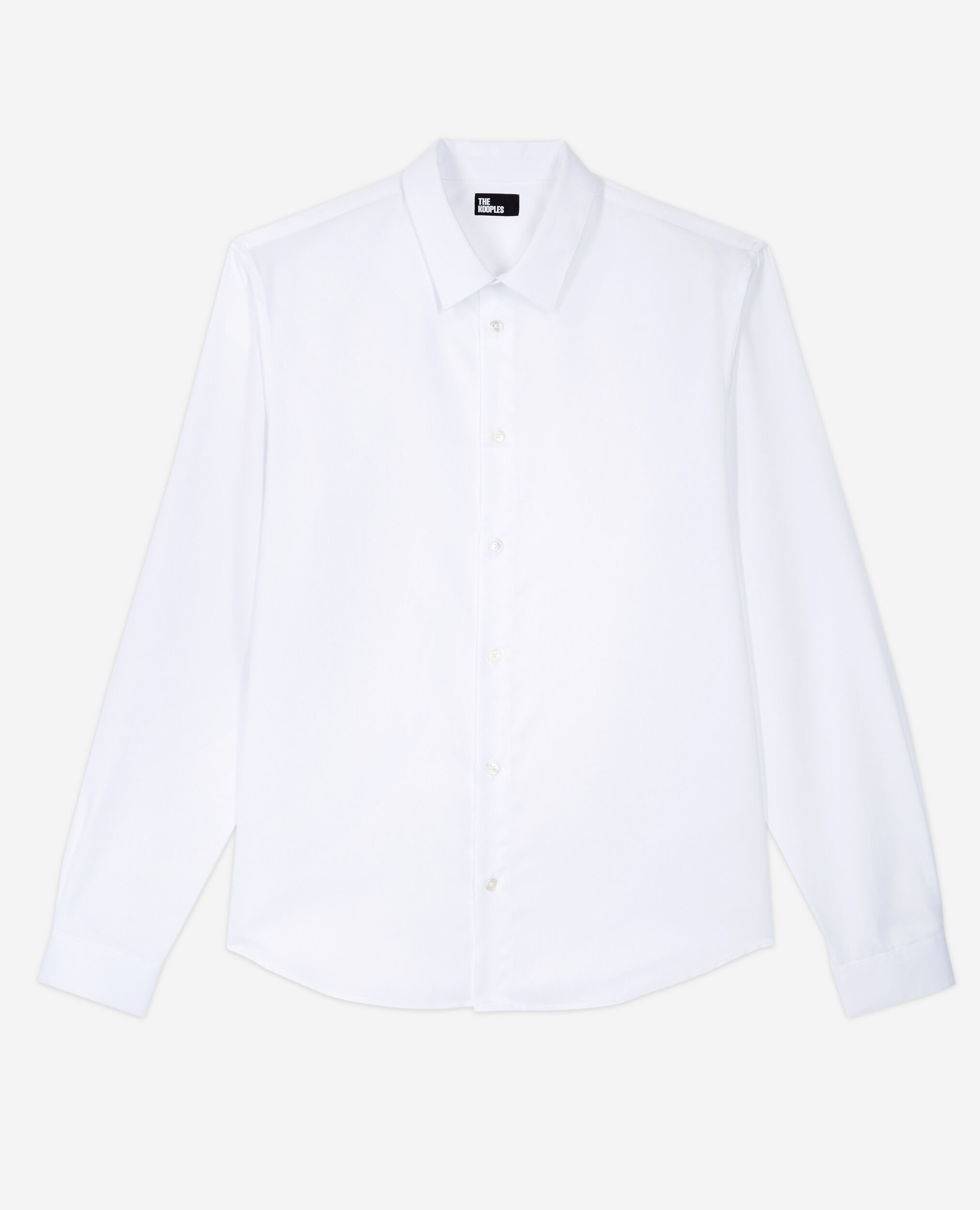 Chemise col classique blanche, WHITE, hi-res image number null