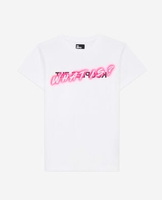 The Kooples DAMEN WHITE t-shirt what is neon wei&szlig;