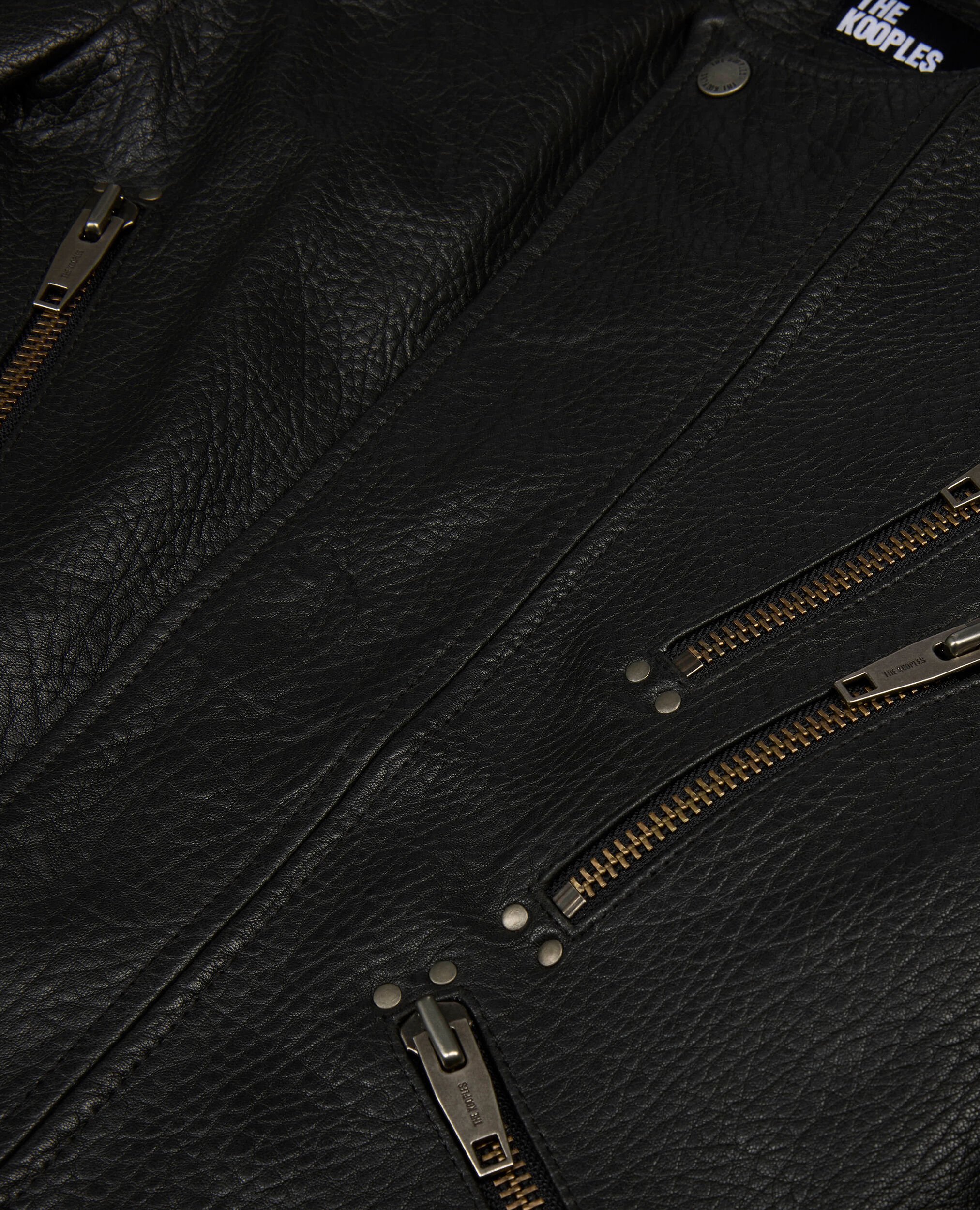Chaqueta piel negra, BLACK, hi-res image number null