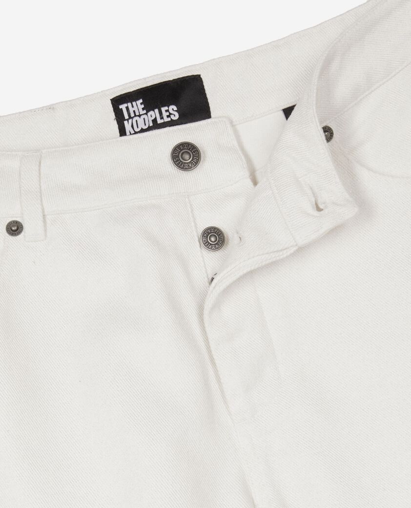 The Kooples FEMME WHITE jean droit enduit &eacute;cru