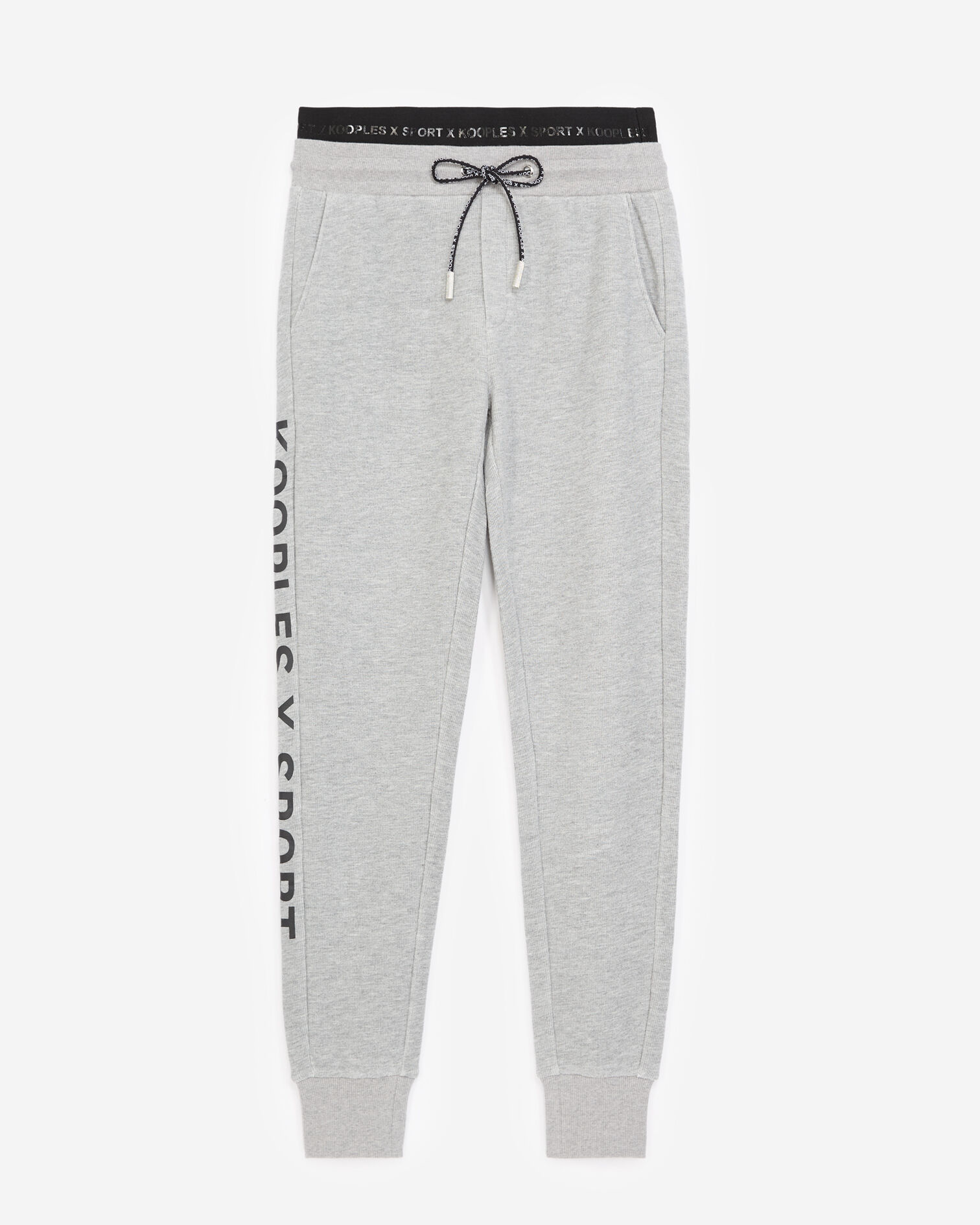 Grey logo jogging suit, LIGHT GREY MELANGE, hi-res image number null