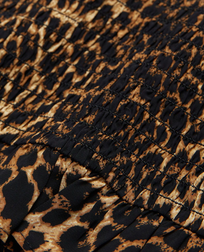 The Kooples FEMME LEOPARD robe courte l&eacute;opard