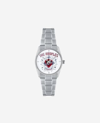 The Kooples MIXED SILVER heart - dagger silver watch