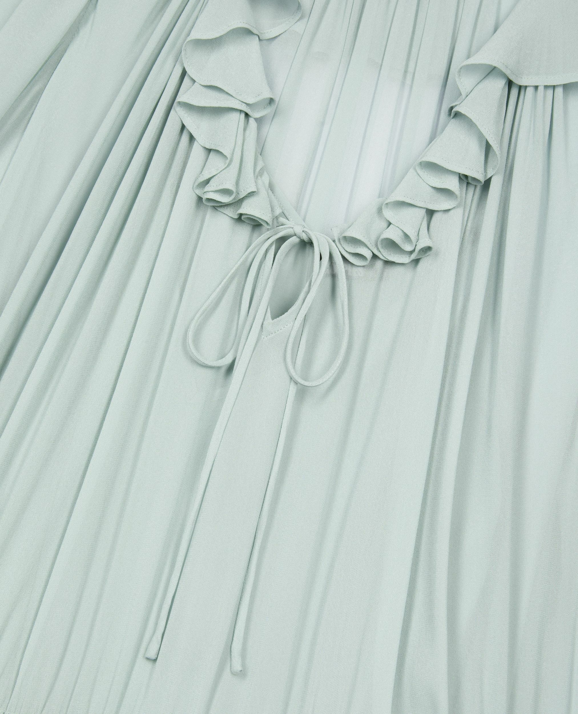 Kurzes Kleid mit Rüschen blau, BLUE/GREEN, hi-res image number null