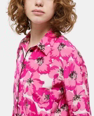 The Kooples FEMME PINK chemise imprim&eacute;e en soie