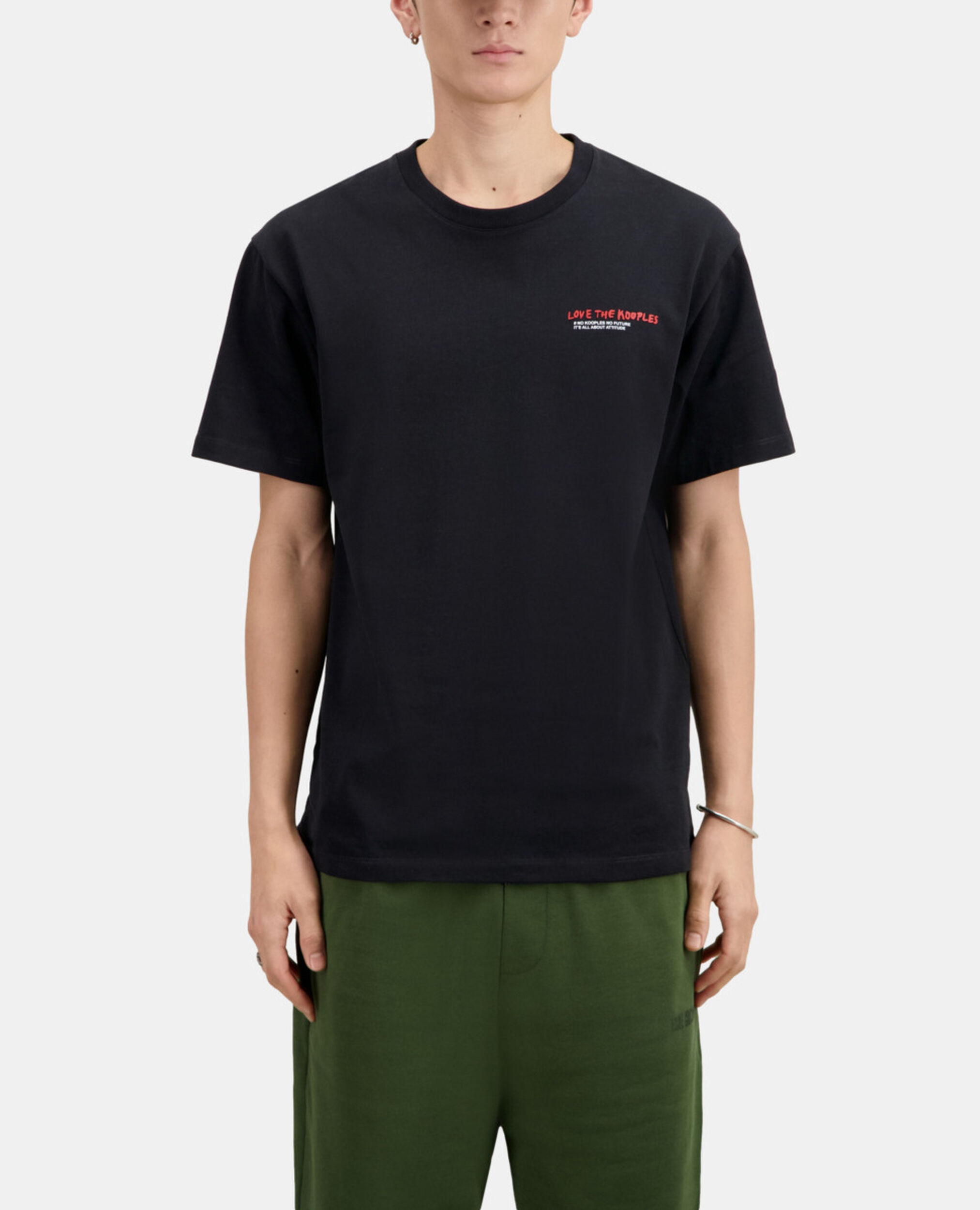Camiseta I Love Kooples negra, BLACK, hi-res image number null