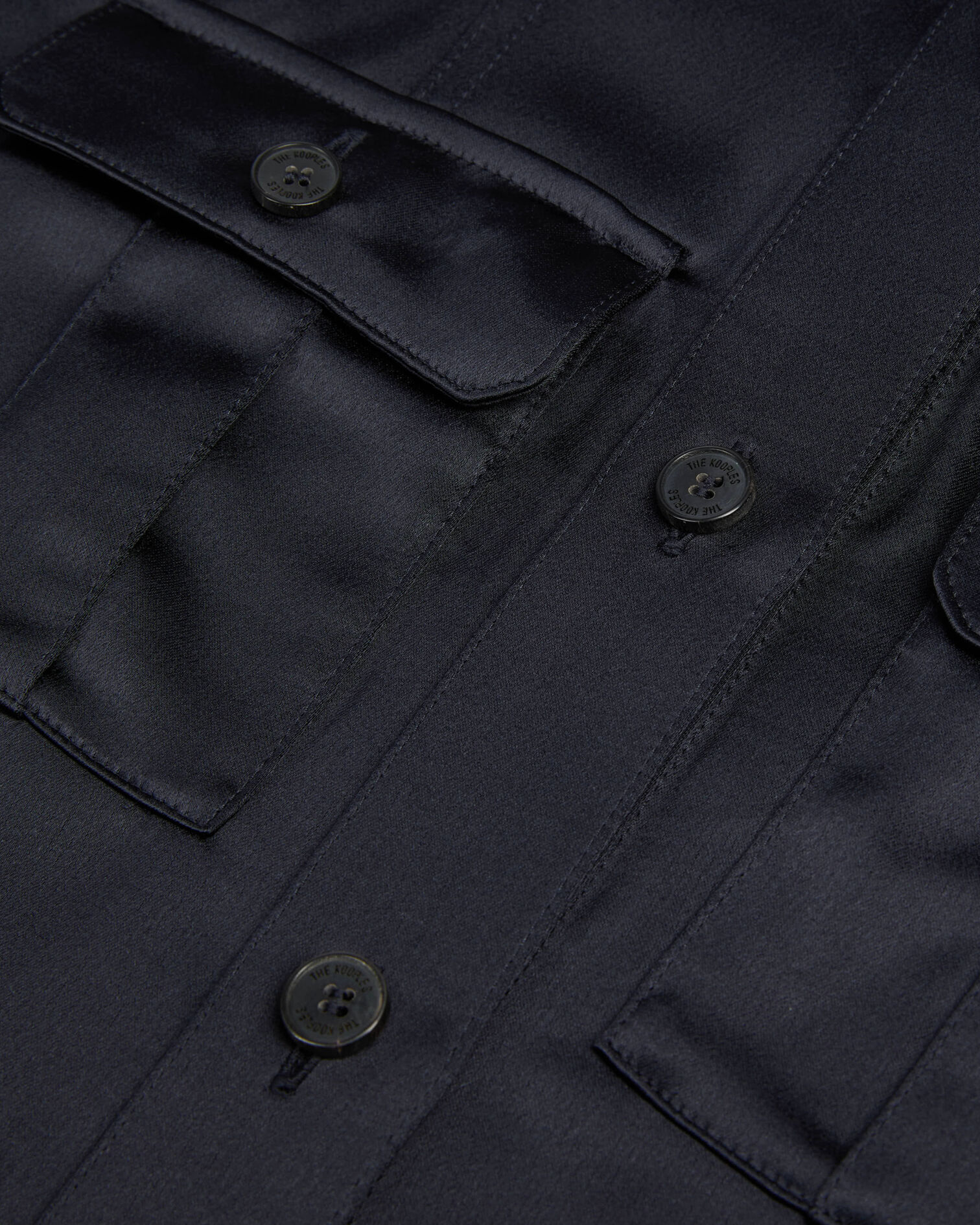Robe saharienne courte bleu marine, NAVY, hi-res image number null