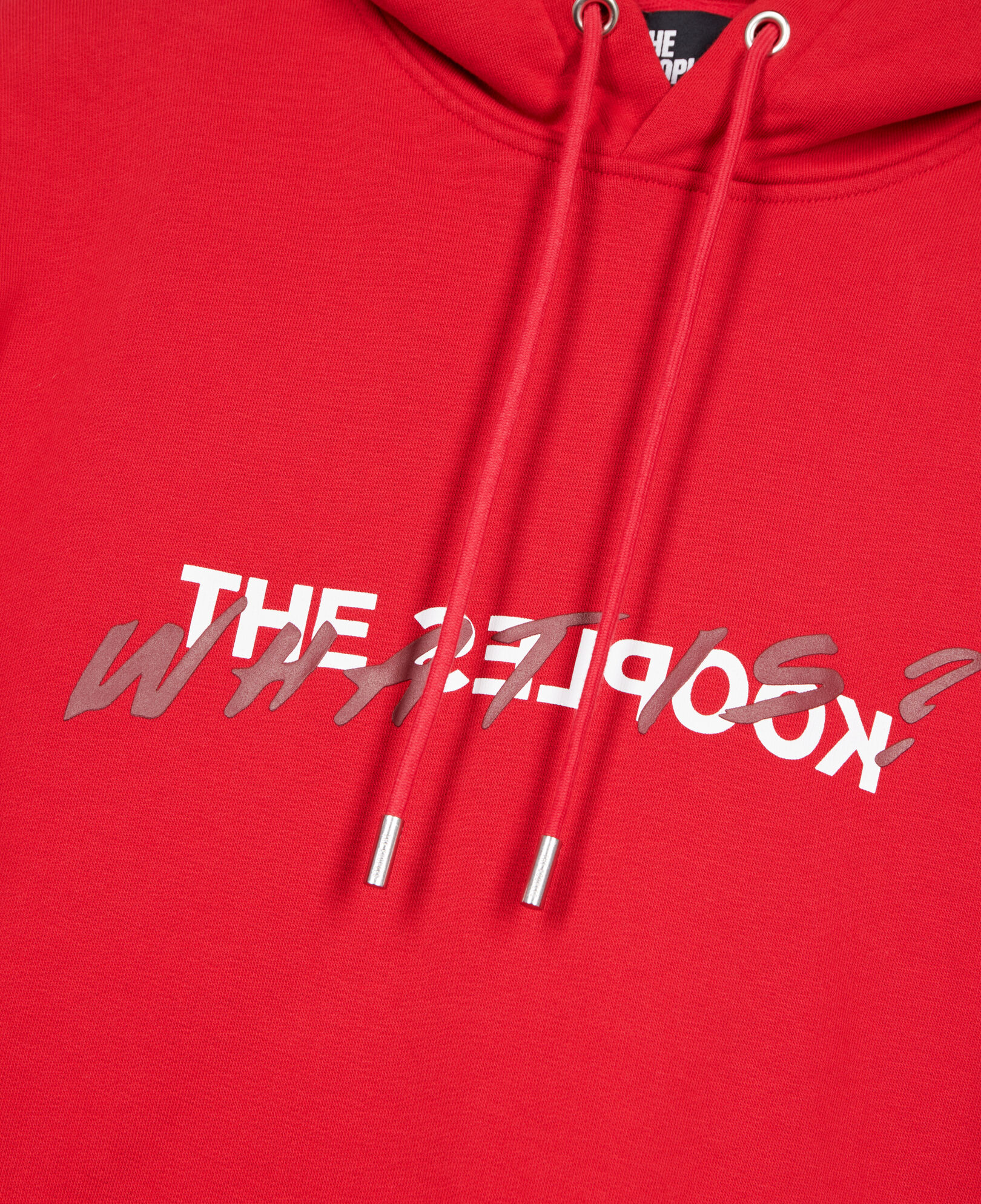 The Kooples HERREN RUBIS rotes kapuzensweatshirt „what is“