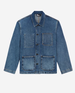 The Kooples HOMBRE BLUE DENIM sobrecamisa vaquera azul