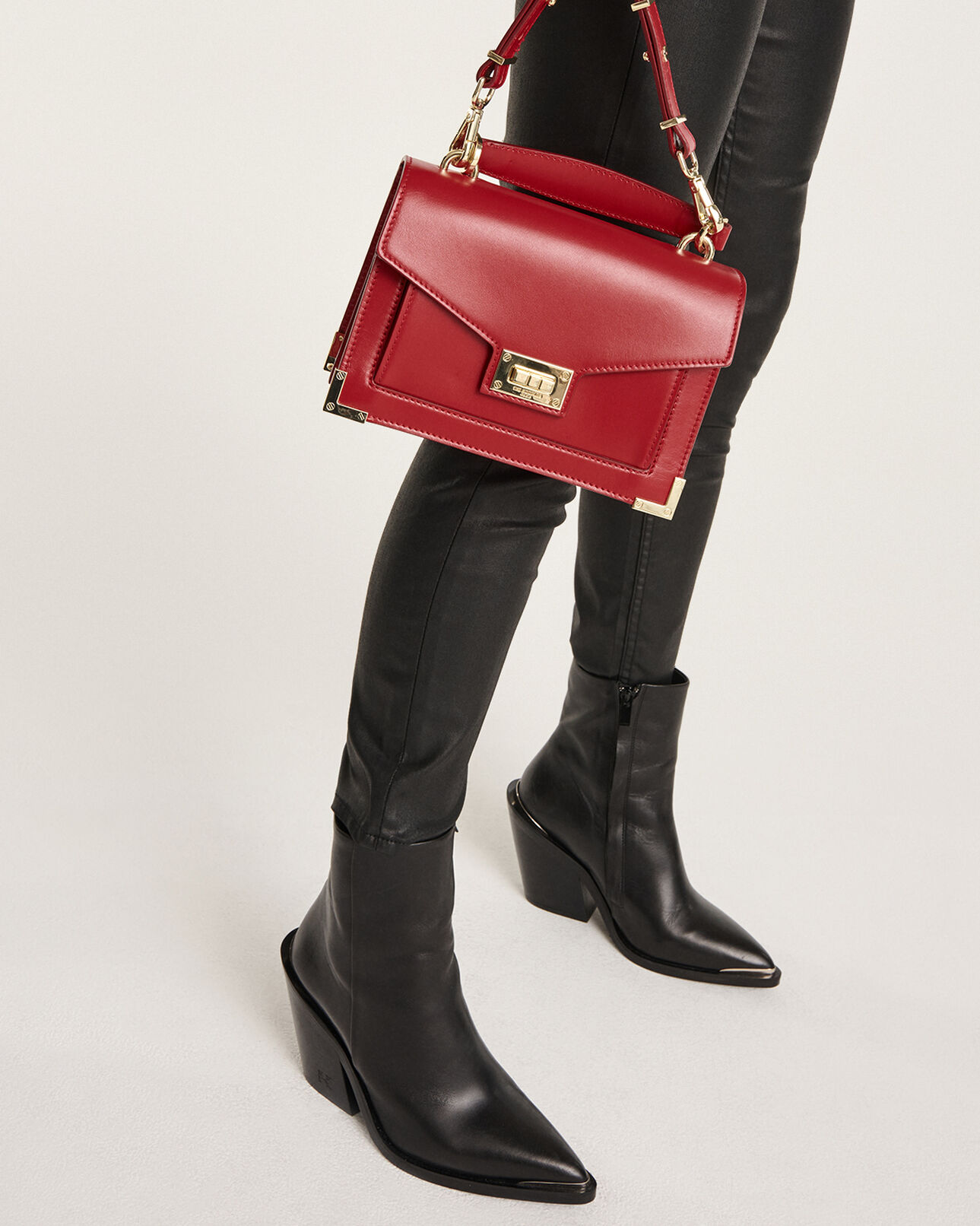 The Kooples WOMEN BURGUNDY iconic emily bag small version