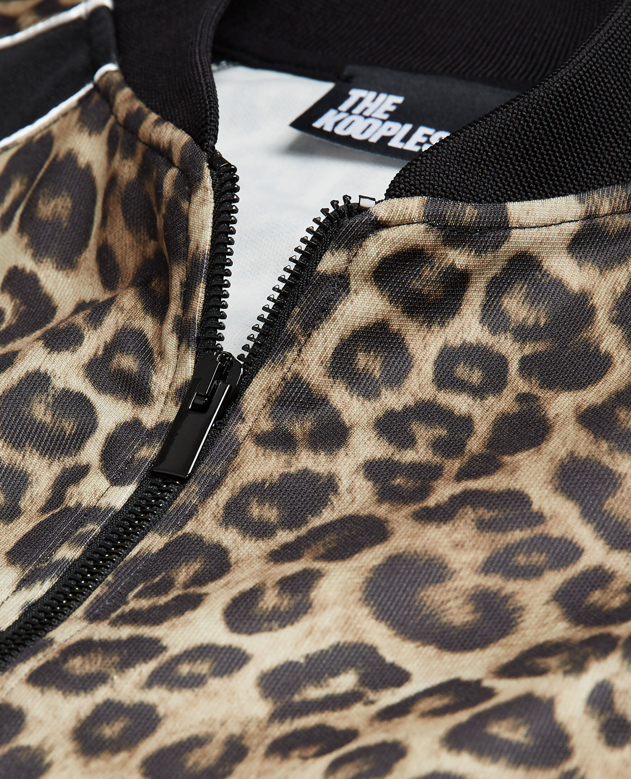 Sweatshirt zippé léopard, LEOPARD, hi-res image number null
