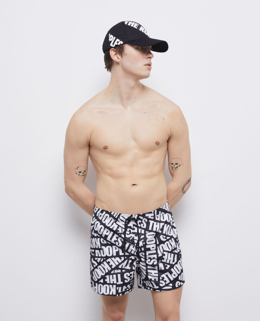 The Kooples MIXTE BLACK casquette noire tape logo