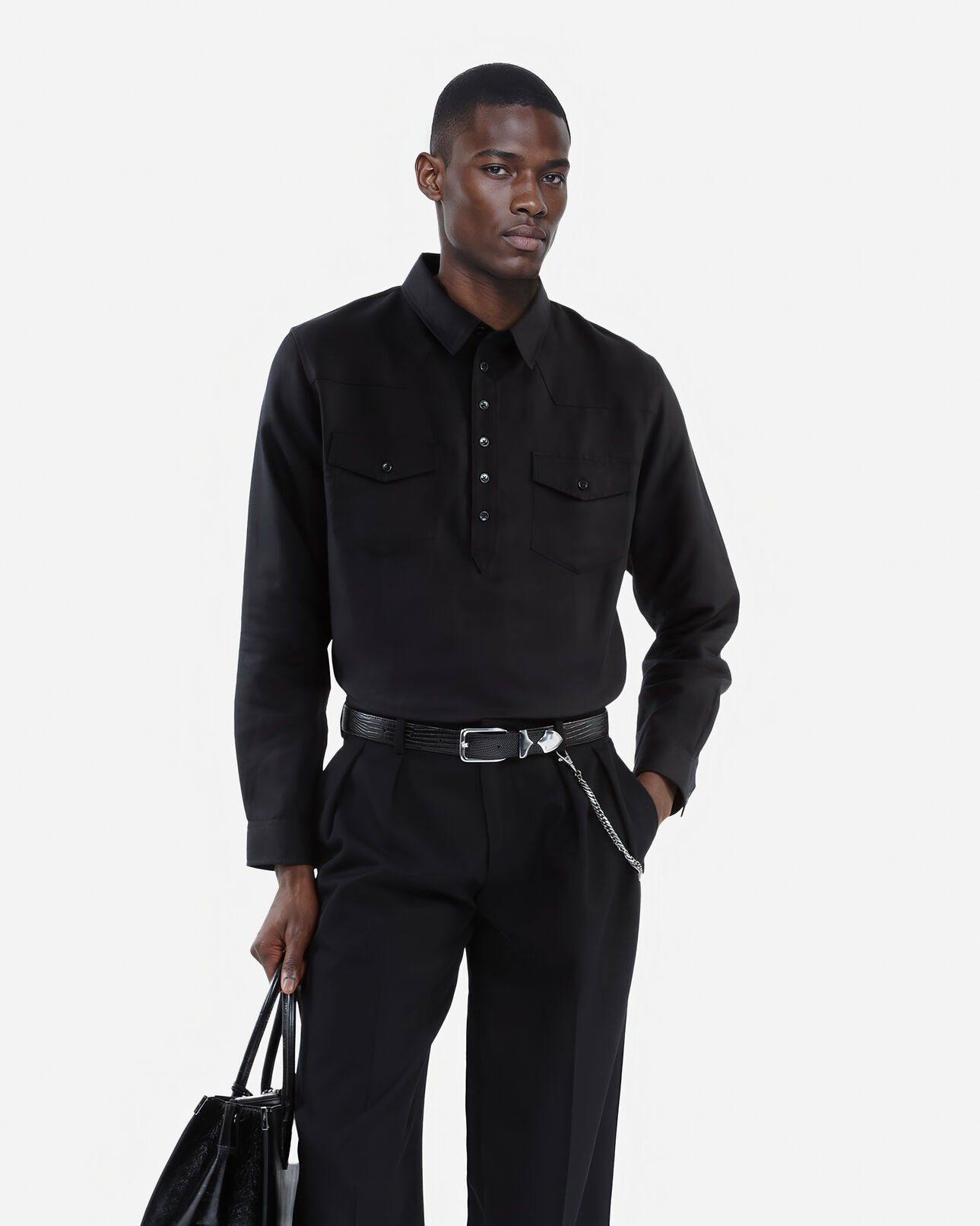 The Kooples HOMBRE BLACK polo negro
