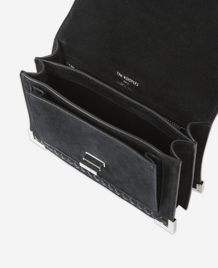 small emily bag in black leather
