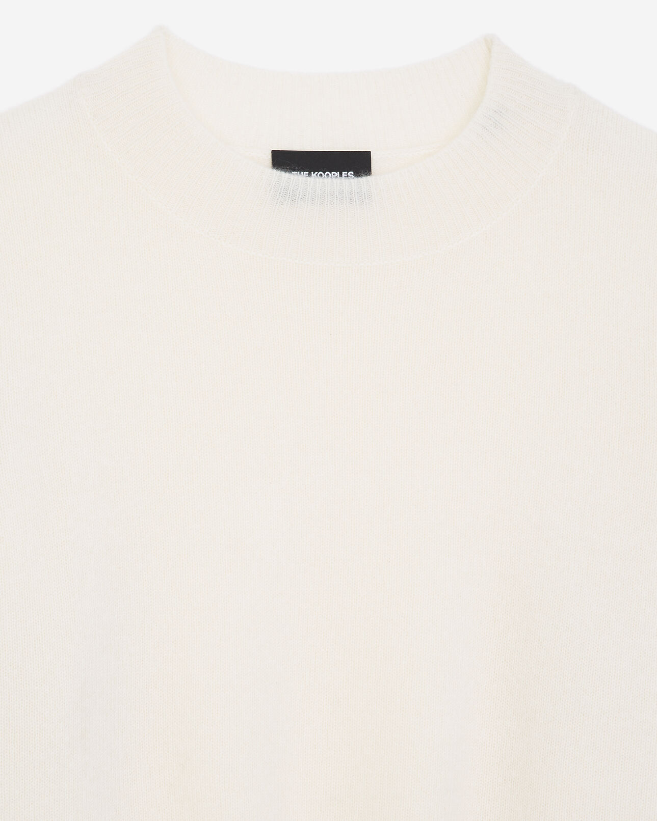 The Kooples FEMME ECRU pull cachemire écru simple