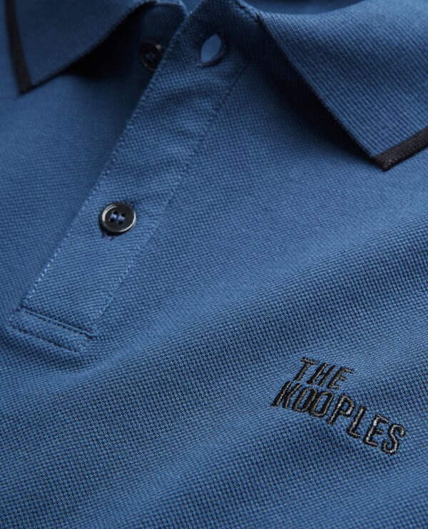 navy blue classic polo