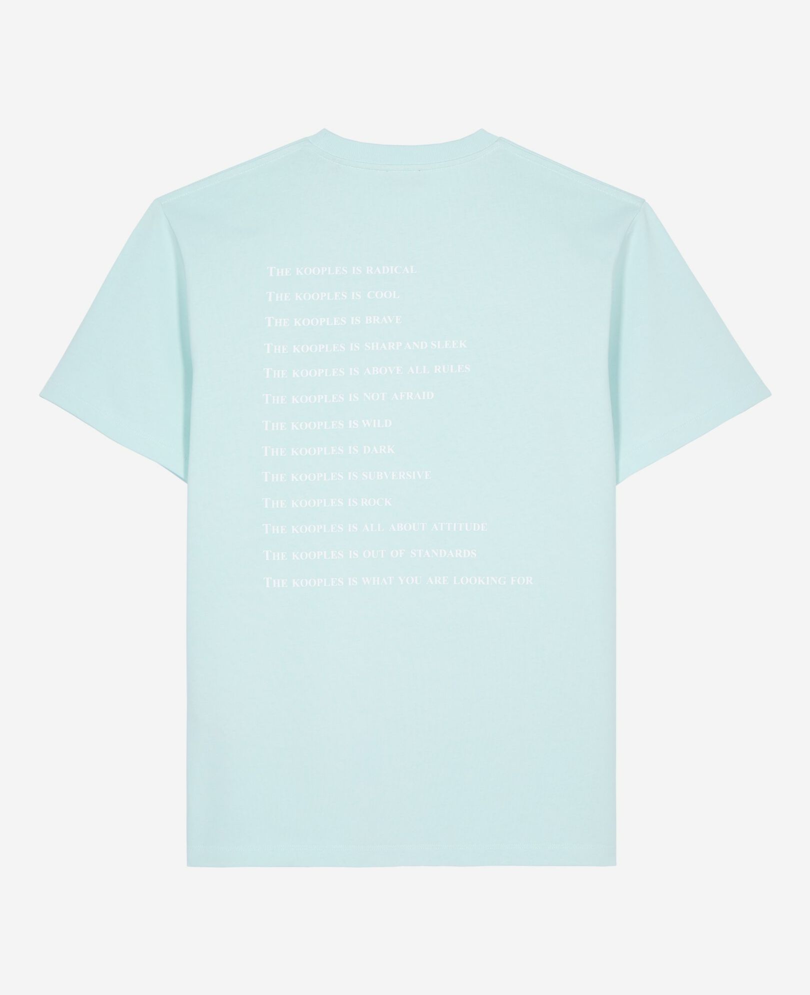 The Kooples MEN BABY BLUE blue what is t-shirt