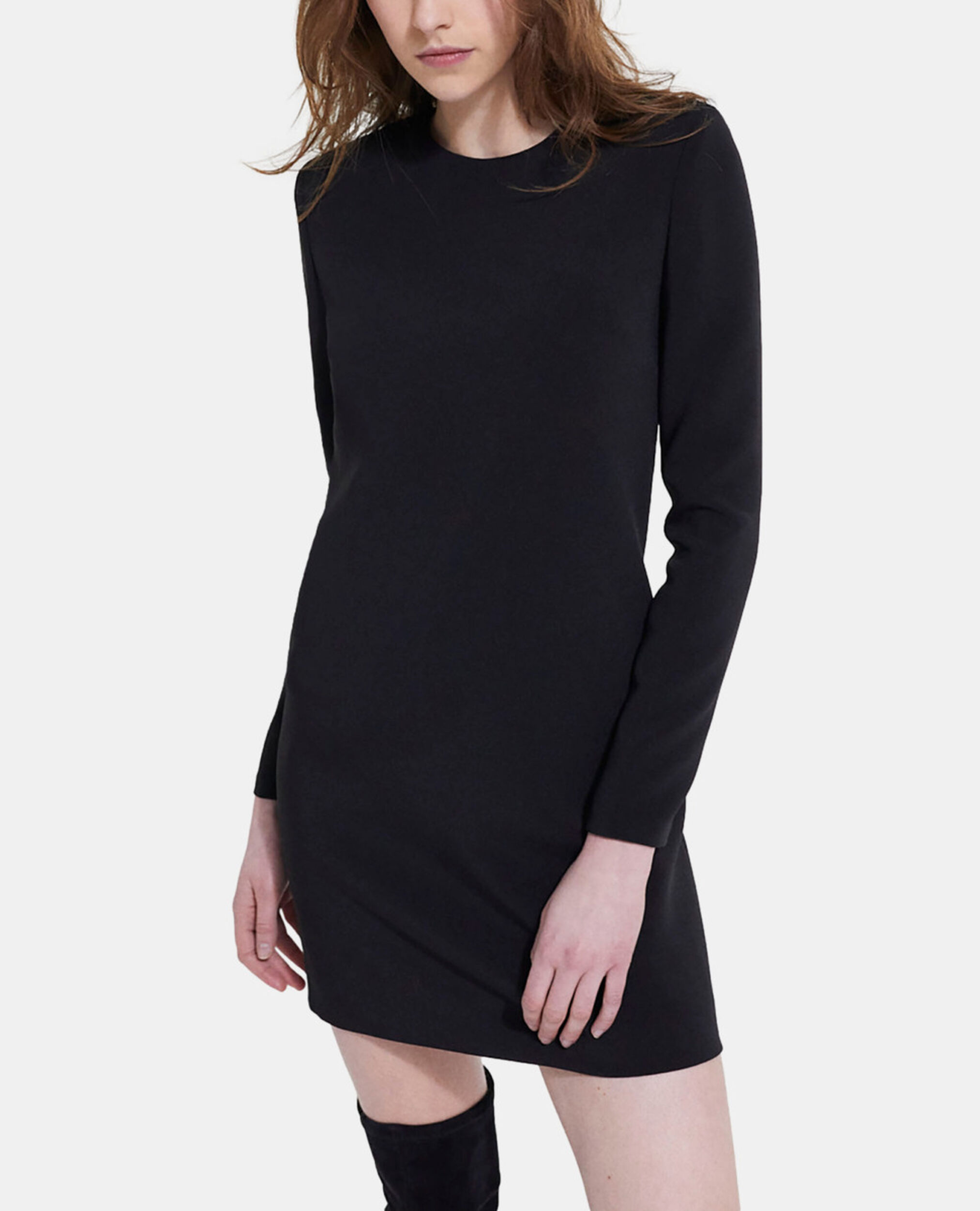 Short black dress, BLACK, hi-res image number null