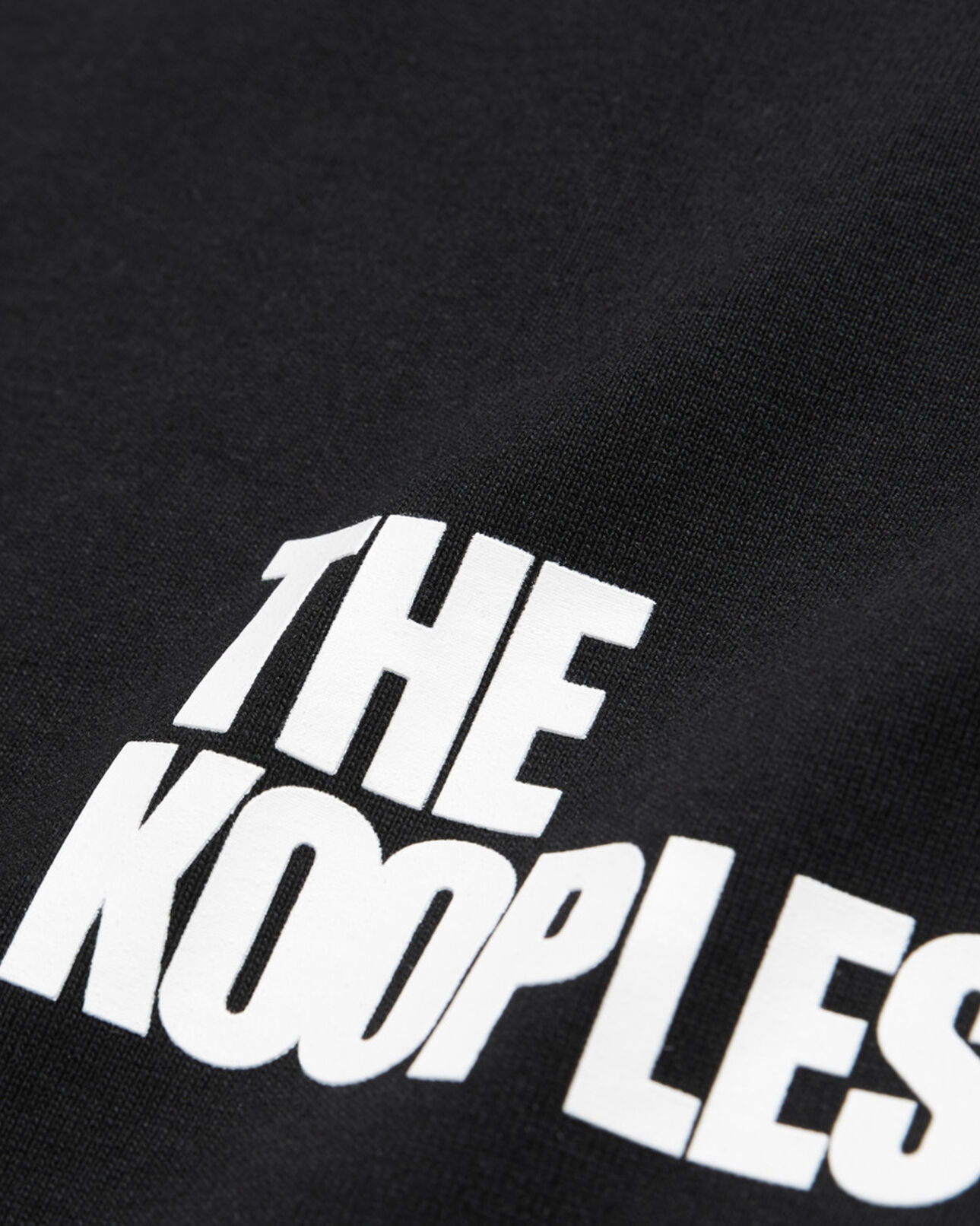 The Kooples MEN BLACK the kooples black logo t-shirt