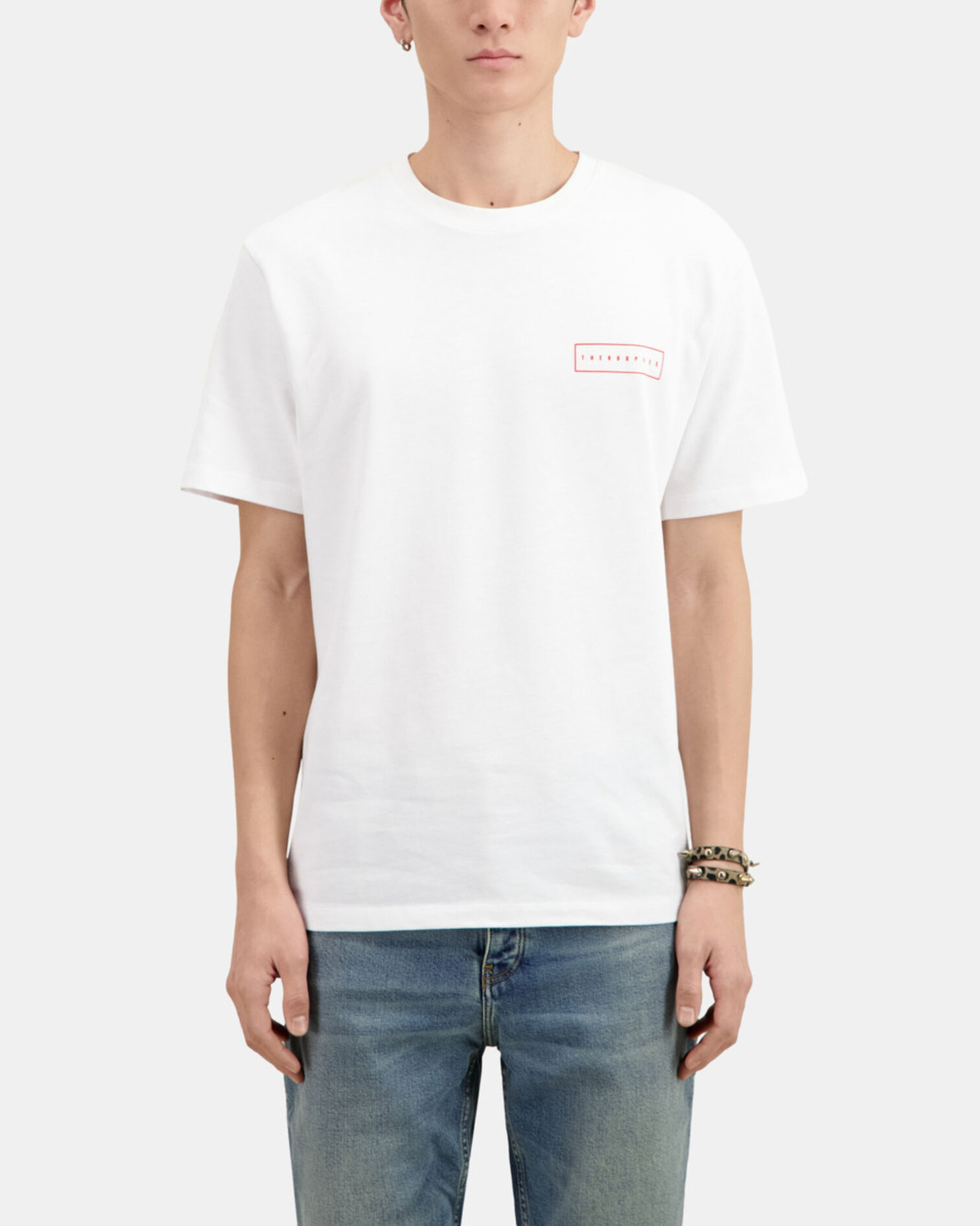 T-shirt Homme blanc avec sérigraphie X Rated, WHITE, hi-res image number null