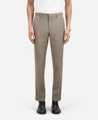 The Kooples HOMME BEIGE pantalon de costume en laine beige