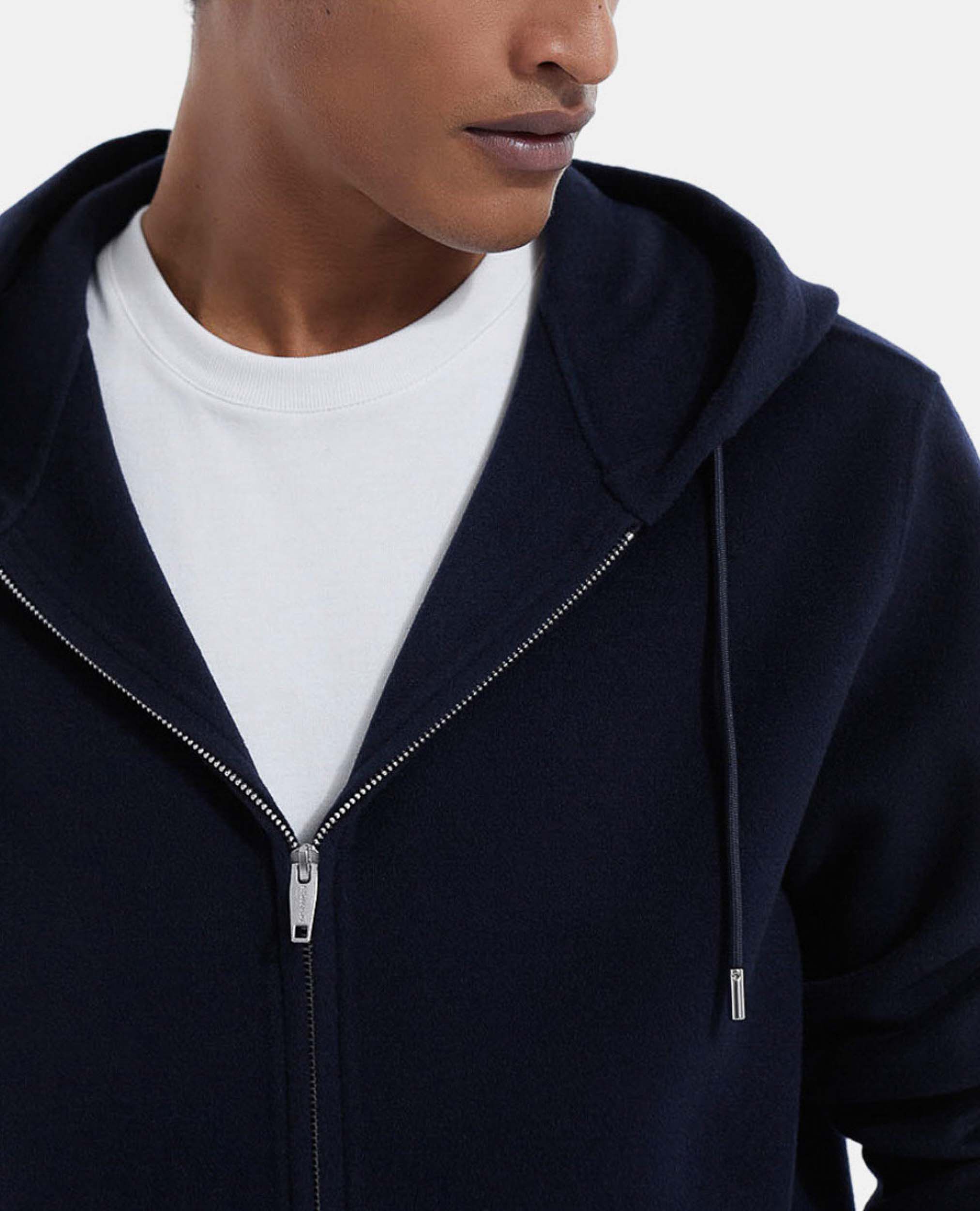 Two sided hoodie top