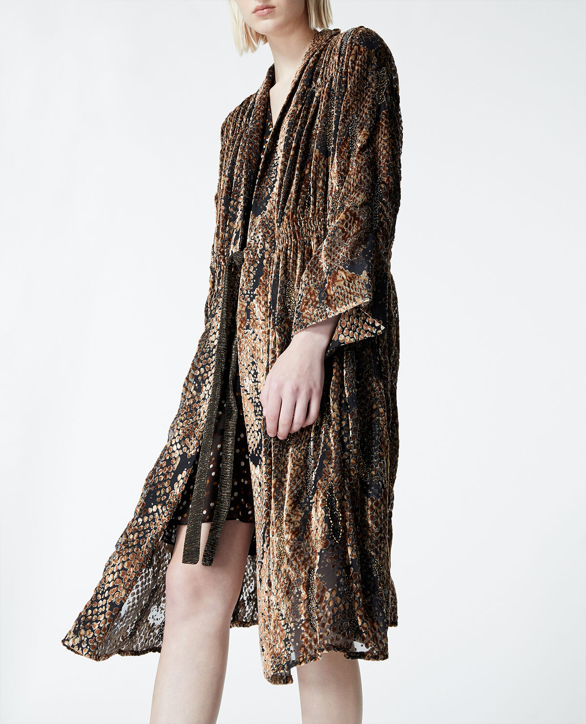 Snakeskin kimono clearance dress